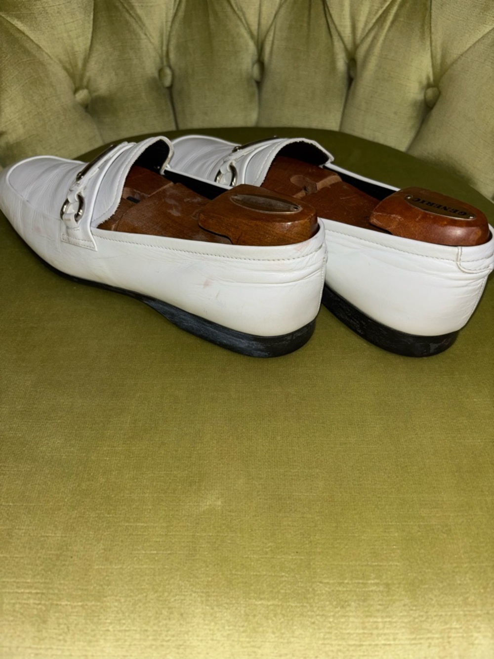 Prada white mens loafers size 8 - Picture 3 of 10